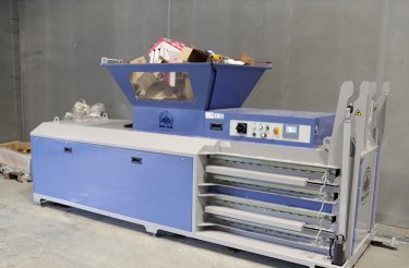 elektrisk horisontell balpress