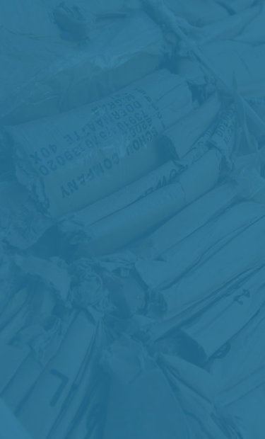 kartongbal i närbild