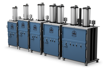 Tryckluftsdrivna balpressar